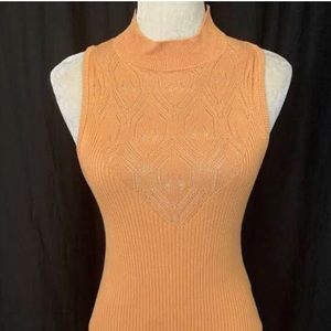 Free People Orange Body suit